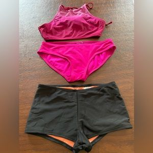 Girls size 10/12 3 piece swimsuit
